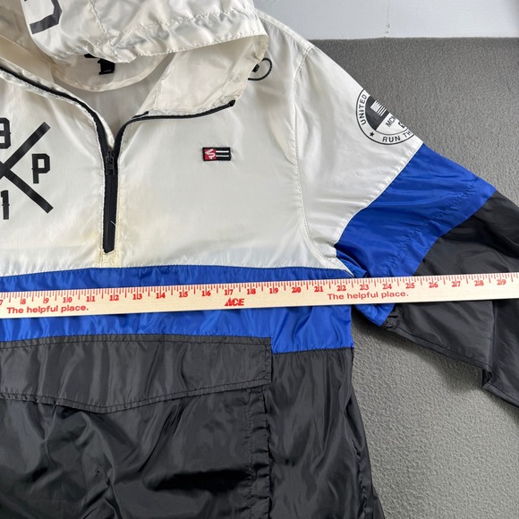 Southpole Windbreaker Men M Convertible Jacket USA Street Hip‎ Hop Anorak Hooded - Picture 4 of 16